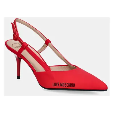 Love Moschino tűsarkú piros, JA10627G1MIMX500