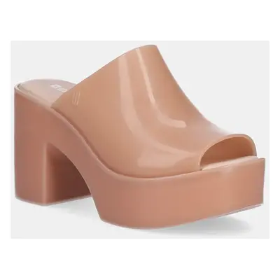 Melissa papucs MELISSA MULE HYPE AD narancssárga, női, magassarkú, 36026.BI527