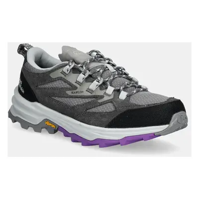 Jack Wolfskin cipő Cyrox Vent Low szürke, női, A64090