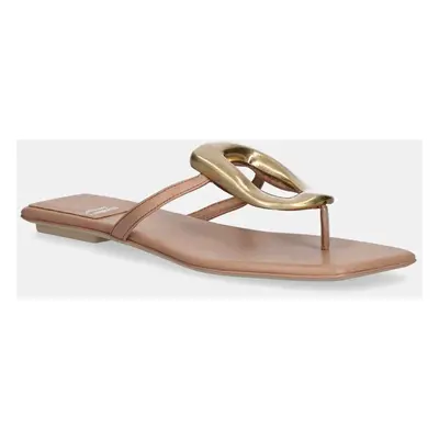 Jeffrey Campbell flip-flop Linques-2 bézs, női, lapos talpú, JC-1045-1-2