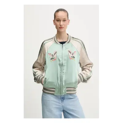 Superdry bomber dzseki női, zöld, átmeneti, W5011864A-1LL