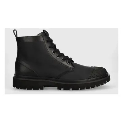 Calvin Klein Jeans bakancs EVA LACEUP BOOT MID fekete, férfi, YM0YM00833