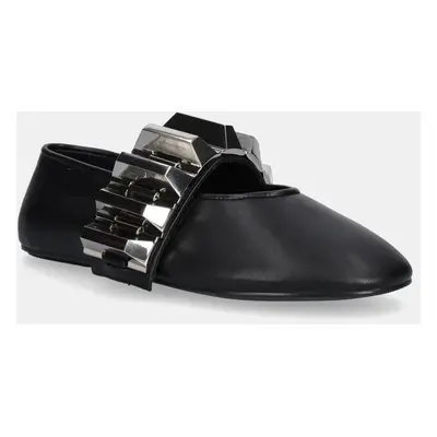 Jeffrey Campbell balerina Rigid fekete, JC-1555-3-3