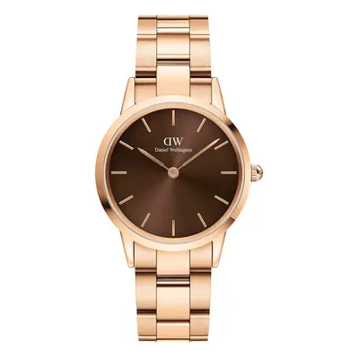 Daniel Wellington óra Iconic Link Amber sárga, női