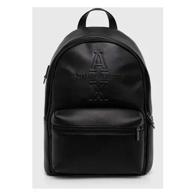 Armani Exchange hátizsák fekete, férfi, nagy, sima, 4F884