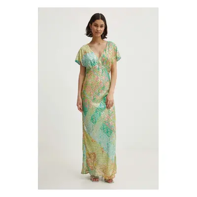 Never Fully Dressed ruha Elodie Dress maxi, harang alakú, NFDDR1494