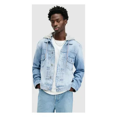 AllSaints pamut farmerdzseki SPIRIT JACKET átmeneti, M017OA