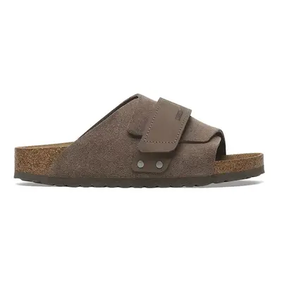 Birkenstock bőr papucs Kyoto zöld