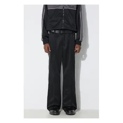 AMBUSH melegítőnadrág Track Pants fekete, nyomott mintás, BMCJ003S24JER