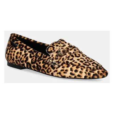 Kurt Geiger London félcipő Mayfair Slim Sq Loafer barna, női, lapos talpú