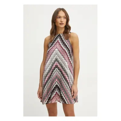 Missoni ruha rózsaszín, mini, harang alakú, DS25SG1L.BR00ZV