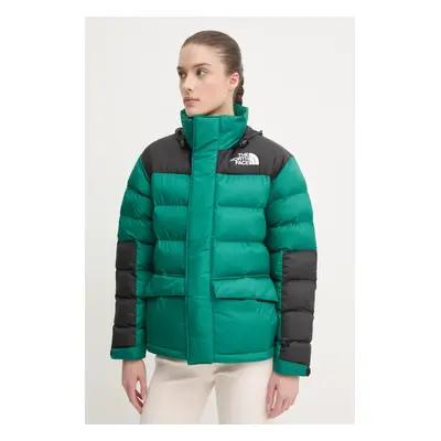 The North Face rövid kabát Limbara zöld, téli, NF0A89G9NL11