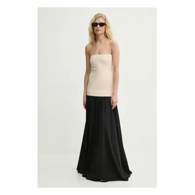 By Malene Birger ruha MARCIELLA fekete, maxi, harang alakú, Q72460001