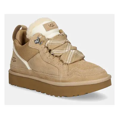 UGG sportcipő Lowmel bézs, 1144032-SAN