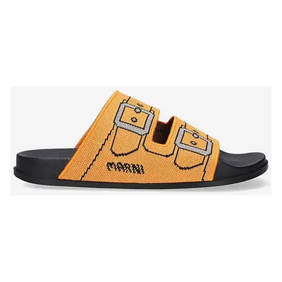 Marni papucs Sandal narancssárga, férfi