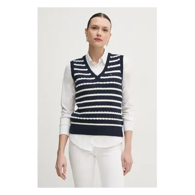 Tommy Hilfiger pulóver női, sötétkék, WW0WW45220