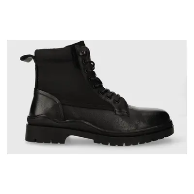 Pepe Jeans cipő BRAD BOOT fekete, férfi, PMS50234