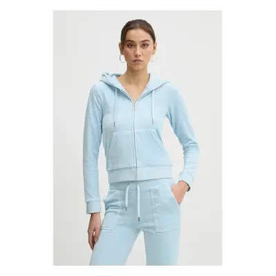 Juicy Couture felső női, sima, kapucnis, JCAP176