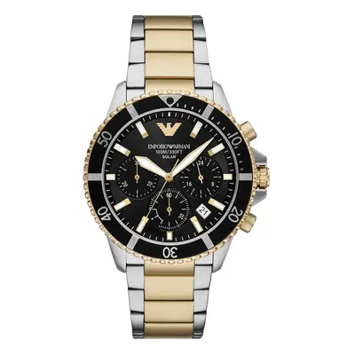 Emporio Armani óra WORLD EXPLORER sárga, férfi, AR11680