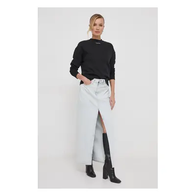 Calvin Klein Jeans farmer szoknya midi, egyenes