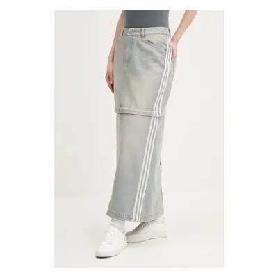 adidas Originals farmer szoknya DENIM ZIP SKIRT mini, egyenes, JX9215