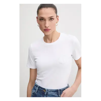 Just Cavalli t-shirt női, fehér, 78PAHE11 CJ112