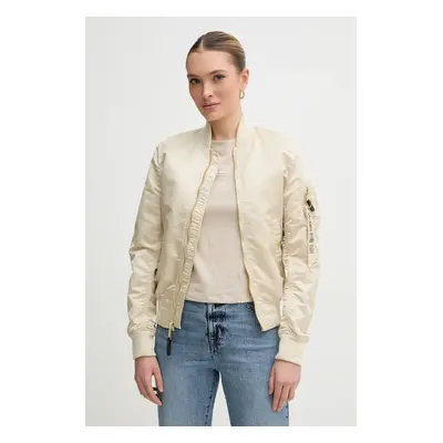 Alpha Industries bomber dzseki MA-1 VF LW női, bézs, átmeneti