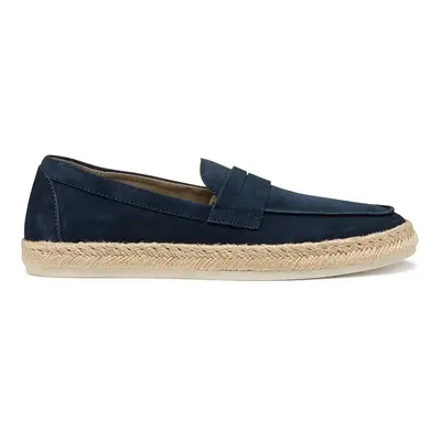 Geox espadrilles velúrból U COSTUNI sötétkék, U55MRA C4064