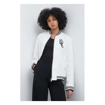 Lauren Ralph Lauren bomber dzseki női, bézs, átmeneti