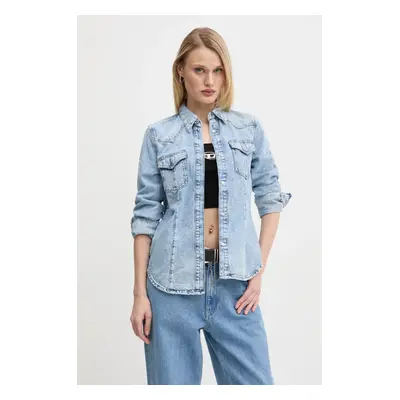 Diesel farmering DE-WAVES SHIRT női, galléros, regular, A09966.068KC