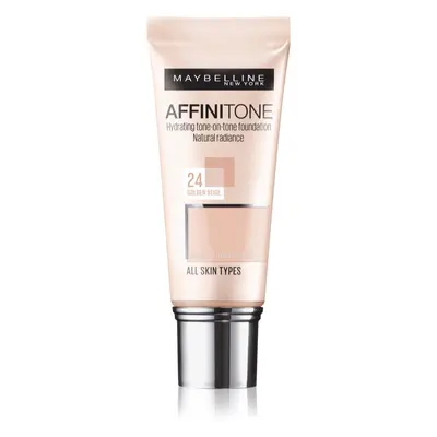 MAYBELLINE NEW YORK Affinitone hidratáló alapozó árnyalat 24 Golden Beige 30 ml