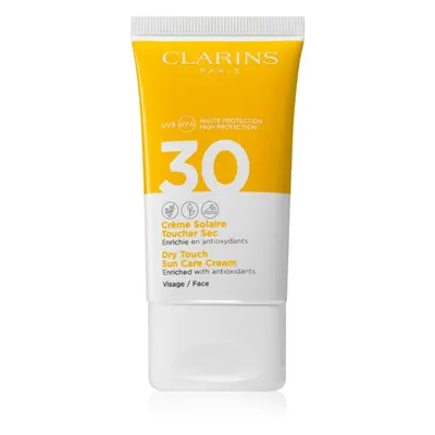 Clarins Dry Touch Sun Care Cream napozókrém arcra SPF 30 50 ml