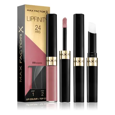 Max Factor Lipfinity Lip Colour hosszan tartó rúzs balzsammal árnyalat 010 Whisper 4,2 g