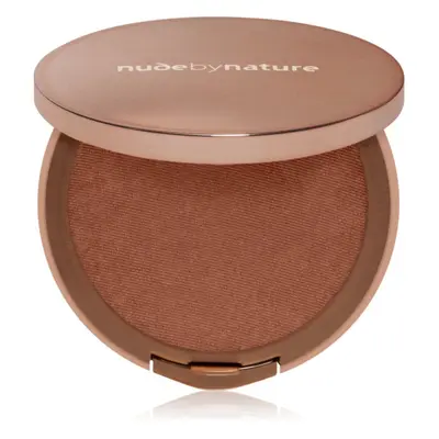 Nude by Nature Flawless Pressed Powder Foundation kompakt púderes alapozó árnyalat C8 Chocolate 