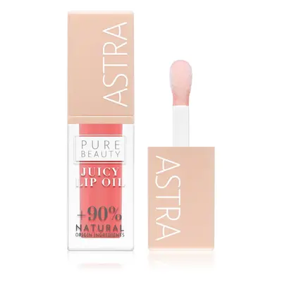 Astra Make-up Pure Beauty Juicy Lip Oil tápláló ajakfény árnyalat 01 Peach 5 ml