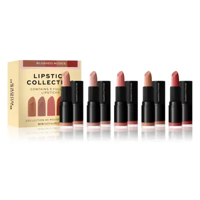 Revolution PRO Lipstick Collection selyem rúzs ajándékszett árnyalat Blushed Nudes 5x3,2 g