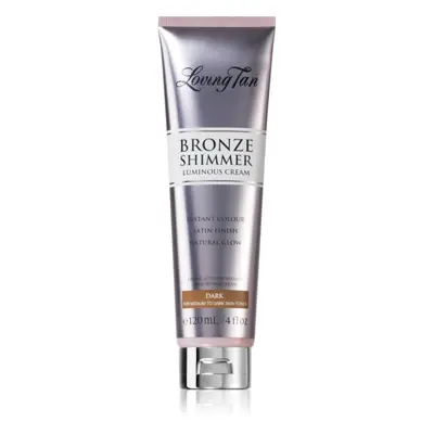 Loving Tan Bronze Shimmer önbarnító krém árnyalat Dark 120 ml