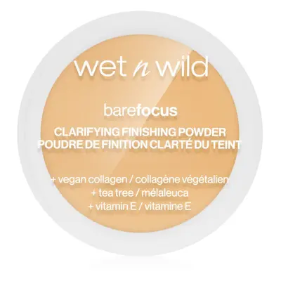 Wet n Wild Bare Focus Clarifying Finishing Powder mattító púder árnyalat Light/Medium 6 g