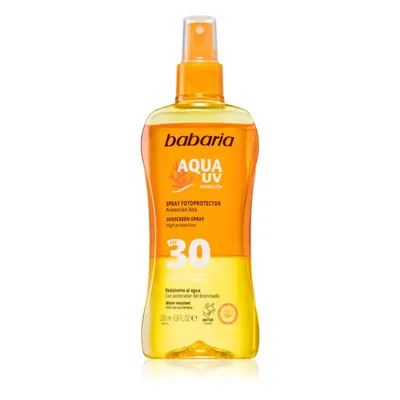 Babaria Sun Aqua UV napozó spray SPF 30 200 ml