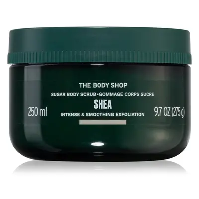 The Body Shop Shea Body Scrub cukros test peeling bambuszvajjal 240 ml