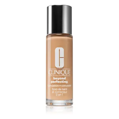 Clinique Beyond Perfecting™ Foundation + Concealer alapozó és korrektor 2 az 1-ben árnyalat 07 C