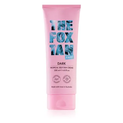 The Fox Tan Dark Tropical hidratáló önbarnító krém 200 ml