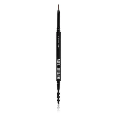 BPerfect IndestructiBrow Pencil tartós szemöldök ceruza kefével árnyalat Dark Brown 10 g