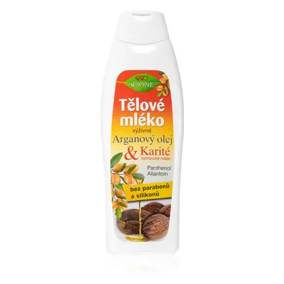 Bione Cosmetics Argan Oil + Karité tápláló testápoló tej 500 ml