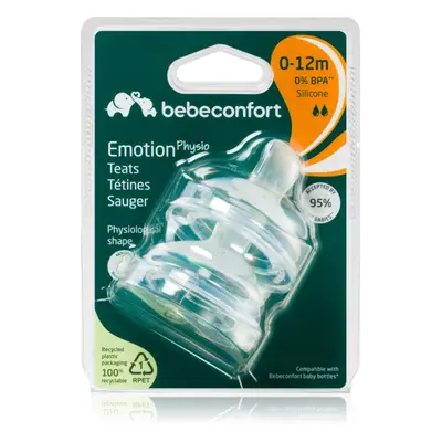 Bebeconfort Emotion Physio Medium Flow etetőcumi 0-12 m 2 db