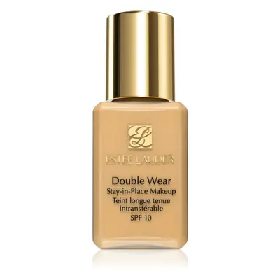 Estée Lauder Double Wear Stay-in-Place Mini tartós alapozó SPF 10 árnyalat 3W1 Tawny 15 ml