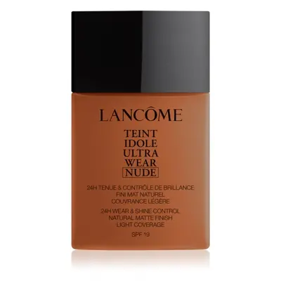 Lancôme Teint Idole Ultra Wear Nude könnyű mattító alapozó árnyalat 13 Sienne 40 ml