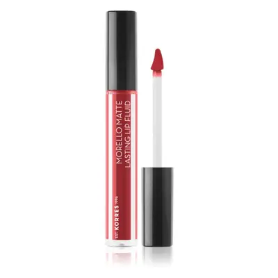 Korres Morello Matte matt folyékony állagú ajakrúzs árnyalat 53 Red Velvet 3.4 ml