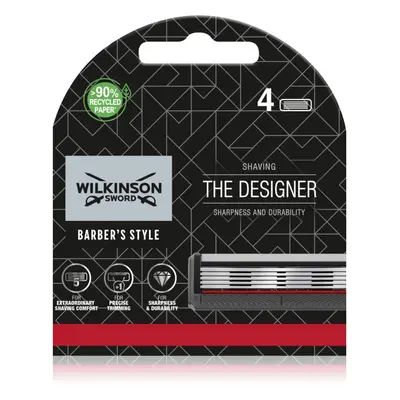 Wilkinson Sword Barbers Style The Architect borotva + 2 tartalékfej 1 db