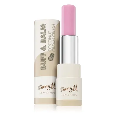 Barry M Buff & Balm kisimító ajakbalzsam dús hatásért árnyalat Coconut Cream Crush 4 ml